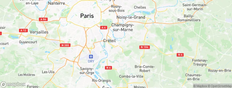 Bonneuil-sur-Marne, France Map