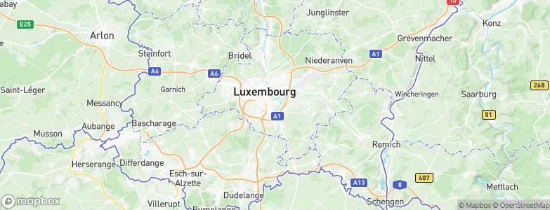 Bonnevoie, Luxembourg Map