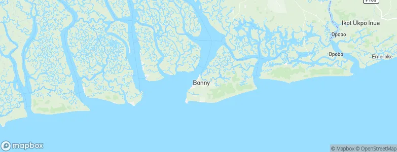 Bonny, Nigeria Map