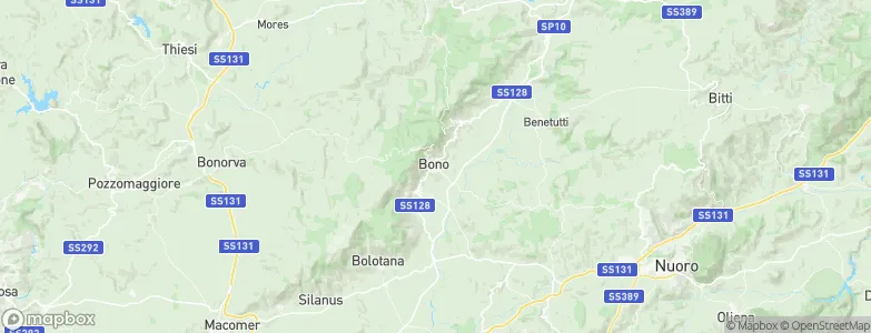 Bono, Italy Map
