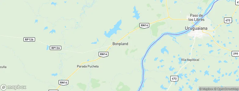 Bonpland, Argentina Map