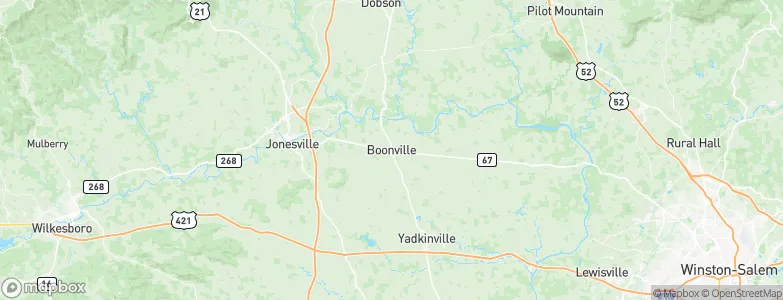 Boonville, United States Map