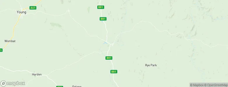 Boorowa, Australia Map