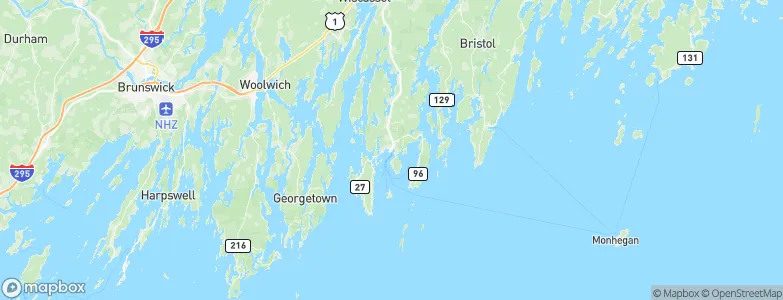 Boothbay Harbor, United States Map