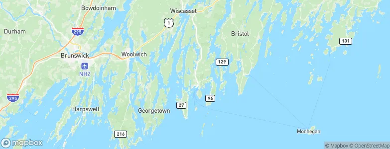 Boothbay, United States Map