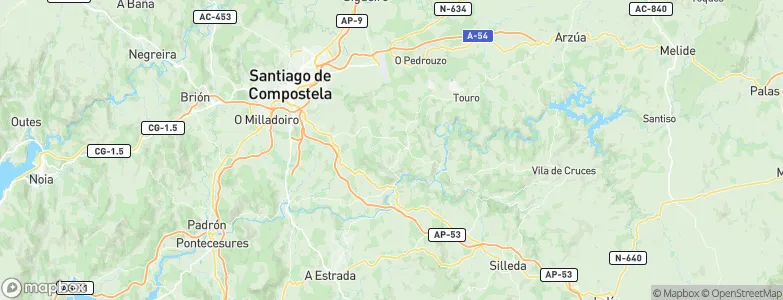 Boqueixón, Spain Map