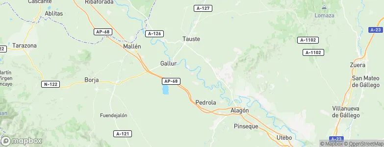 Boquiñeni, Spain Map