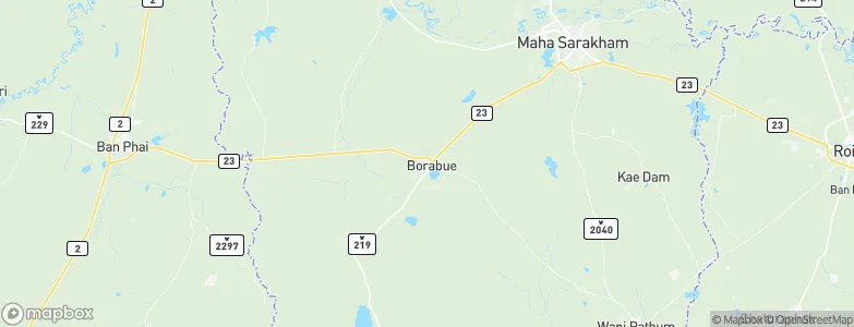 Borabue, Thailand Map
