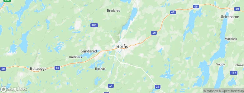 Borås, Sweden Map