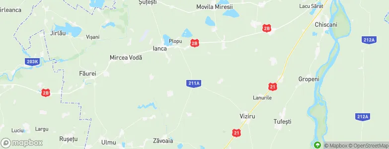 Bordei Verde, Romania Map