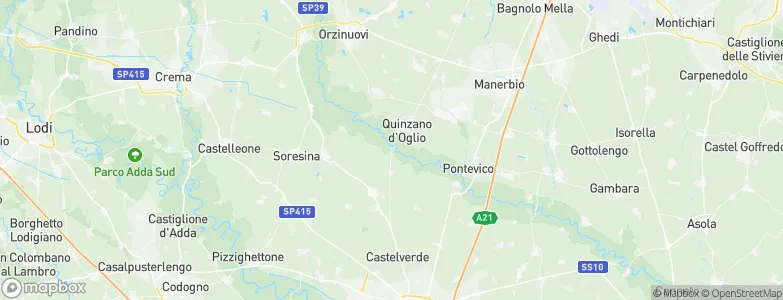 Bordolano, Italy Map