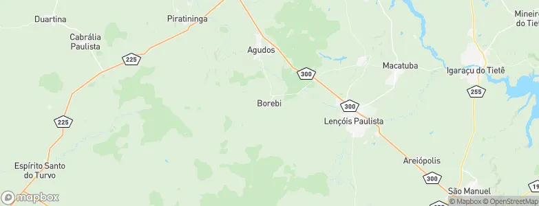 Borebi, Brazil Map