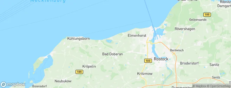 Börgerende-Rethwisch, Germany Map