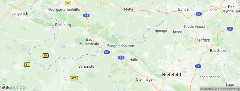 Borgholzhausen, Germany Map