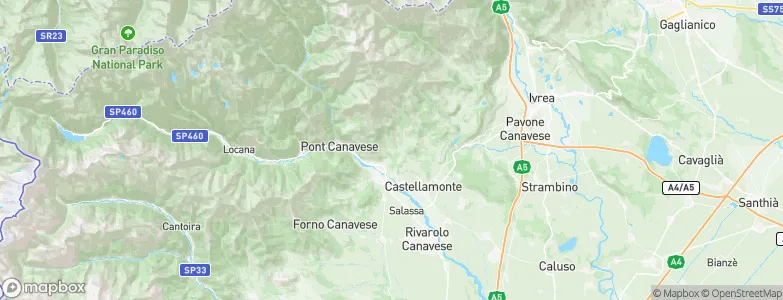 Borgiallo, Italy Map