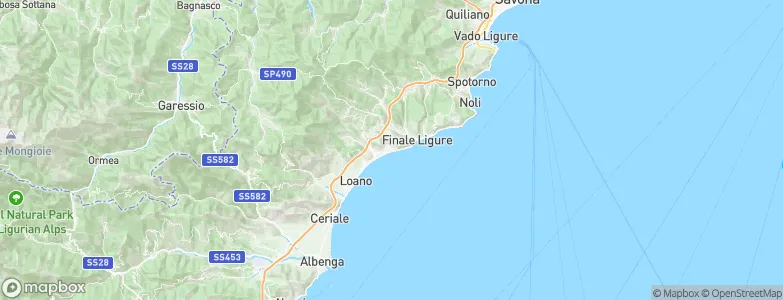 Borgio, Italy Map