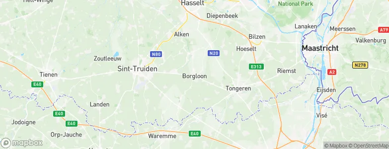 Borgloon, Belgium Map