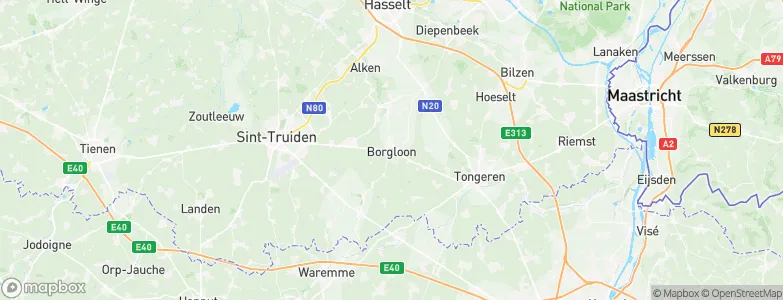 Borgloon, Belgium Map