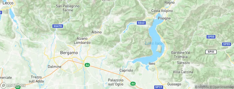 Borgo di Terzo, Italy Map