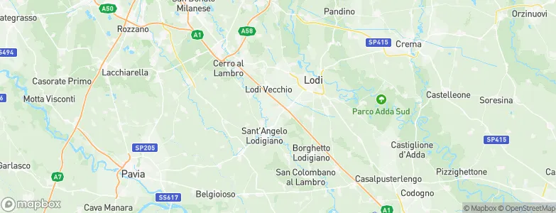 Borgo San Giovanni, Italy Map
