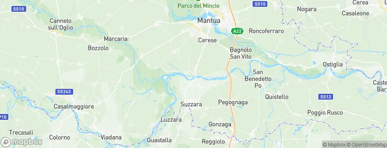 Borgoforte, Italy Map