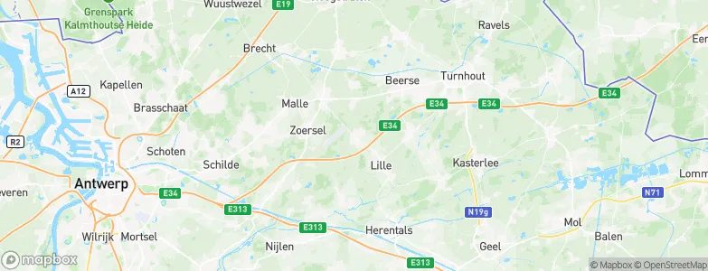 Borgt Driesen, Belgium Map