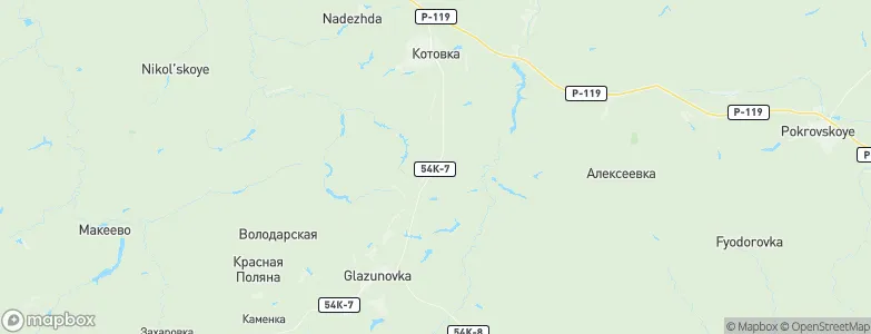 Borisoglebskoye, Russia Map