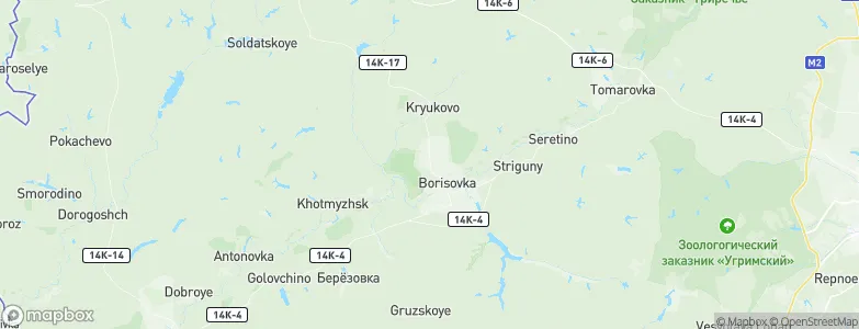 Borisovka, Russia Map