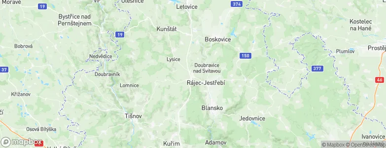 Bořitov, Czechia Map