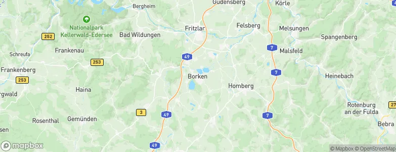 Borken, Germany Map