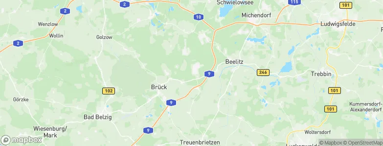 Borkheide, Germany Map