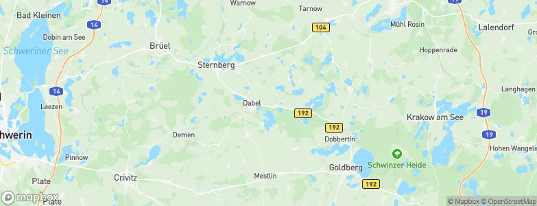 Borkow, Germany Map