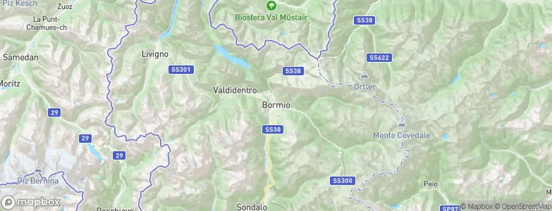 Bormio, Italy Map