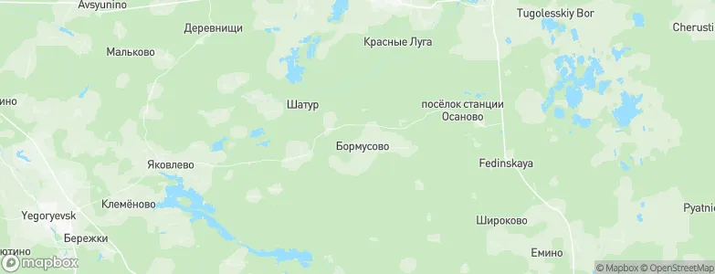 Bormusovo, Russia Map