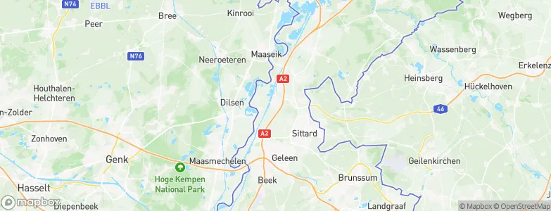 Born, Netherlands Map