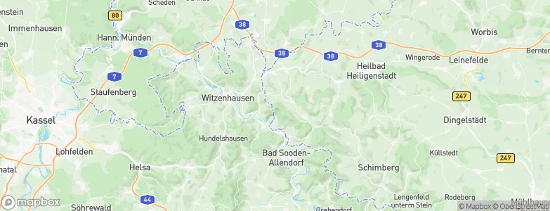 Bornhagen, Germany Map
