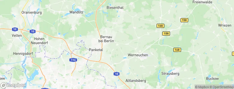 Börnicke, Germany Map
