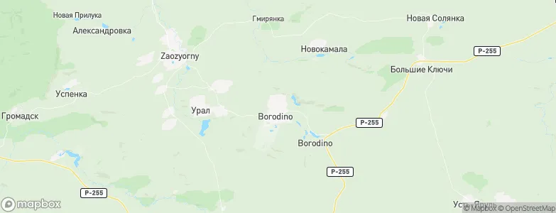 Borodino, Russia Map