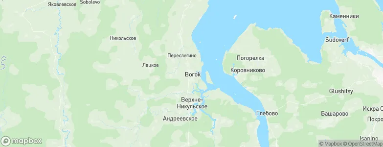 Borok, Russia Map