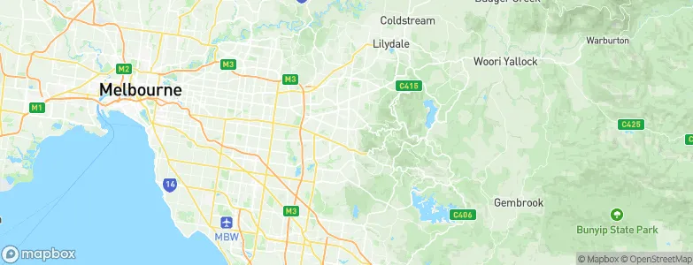 Boronia, Australia Map