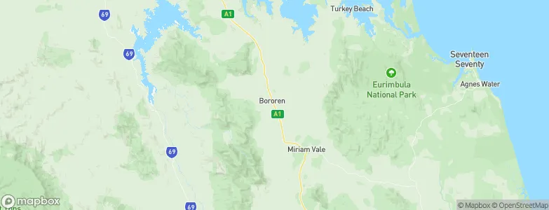 Bororen, Australia Map