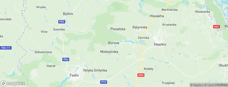 Borova, Ukraine Map