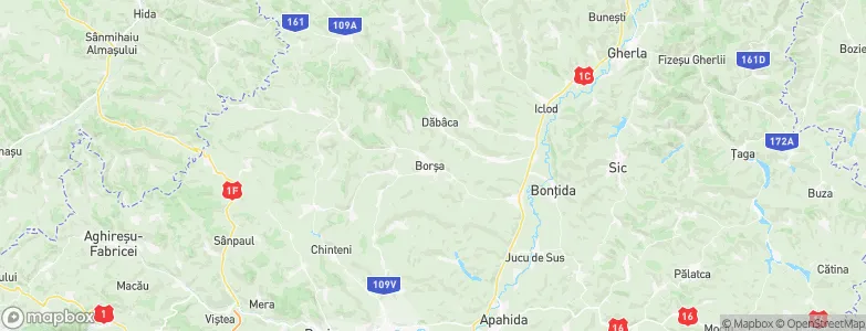 Borşa, Romania Map
