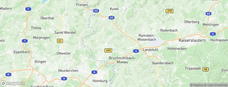 Börsborn, Germany Map