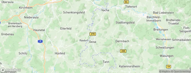 Borsch, Germany Map