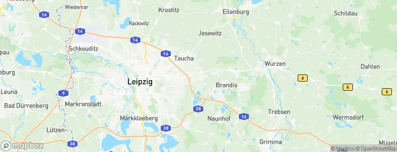 Borsdorf, Germany Map