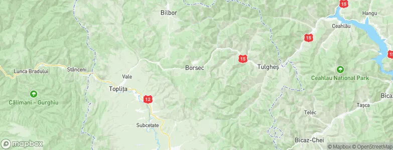 Borsec, Romania Map