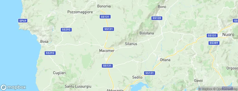 Bortigali, Italy Map