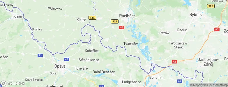 Borucin, Poland Map