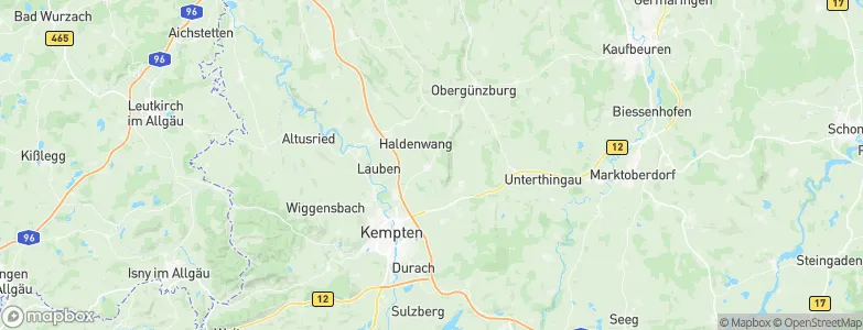 Börwang, Germany Map